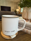 Quiet Time Mug — Slow Down + Be With Him