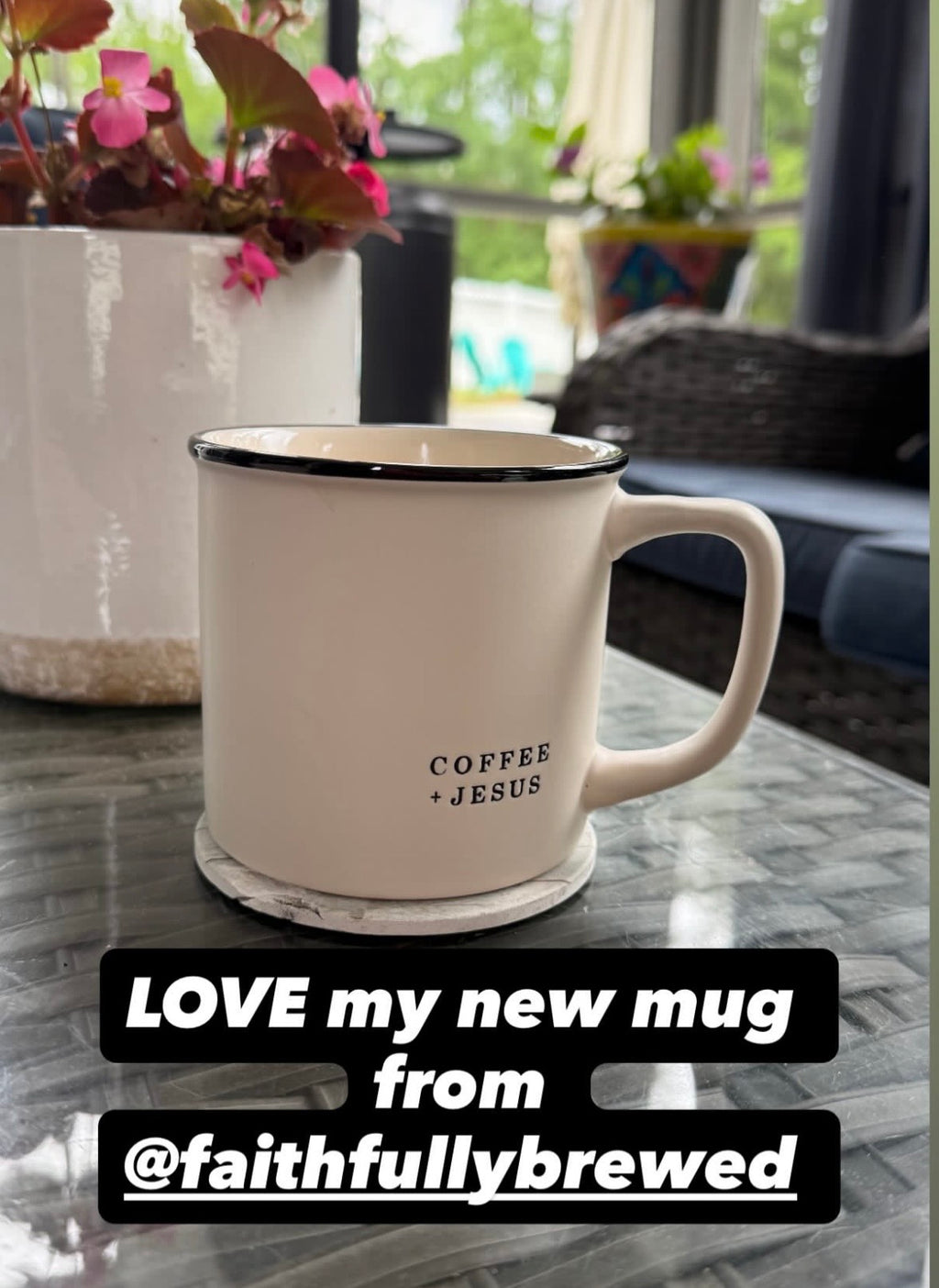 Coffee + Jesus Mug — A Quiet Morning Reminder
