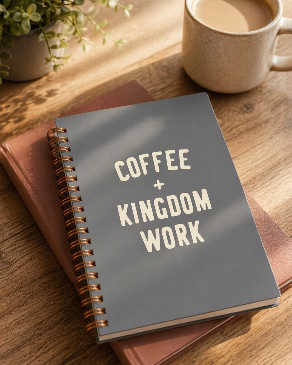Coffee + Kingdom Work Journal — Faith in the Everyday