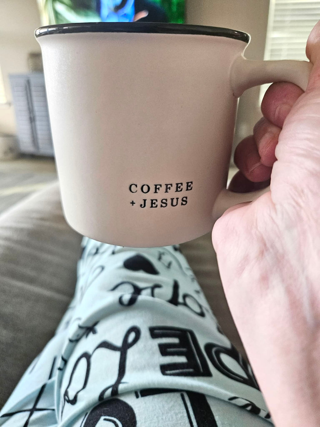 Coffee + Jesus Mug — A Quiet Morning Reminder