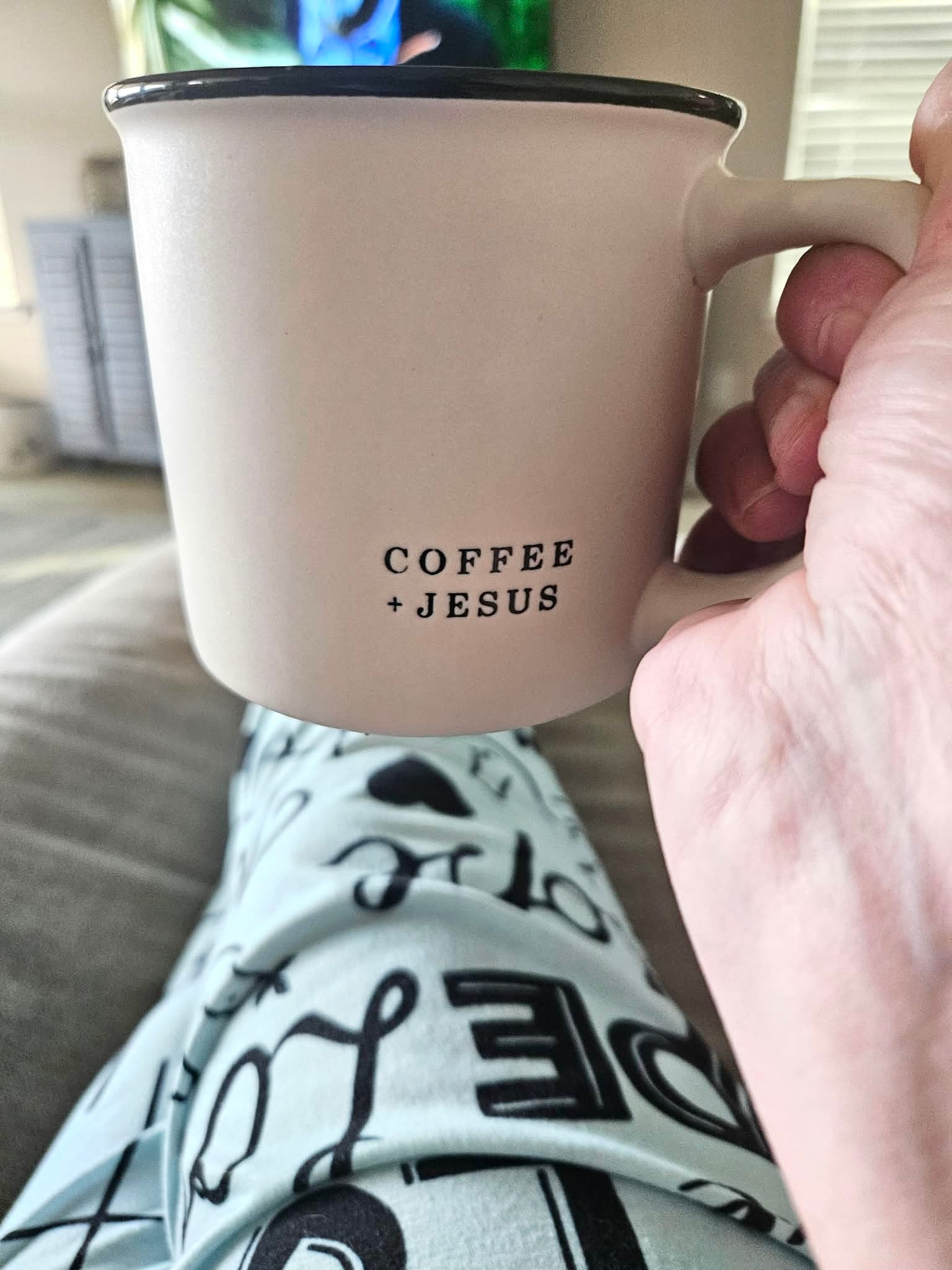 Coffee + Jesus Mug — A Quiet Morning Reminder